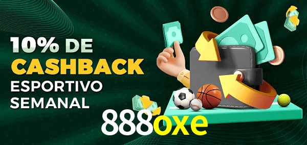 10% de bônus de cashback na 888oxe